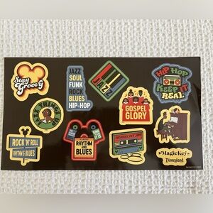 Disneyland Magic Key Exclusive Music Sticker Set